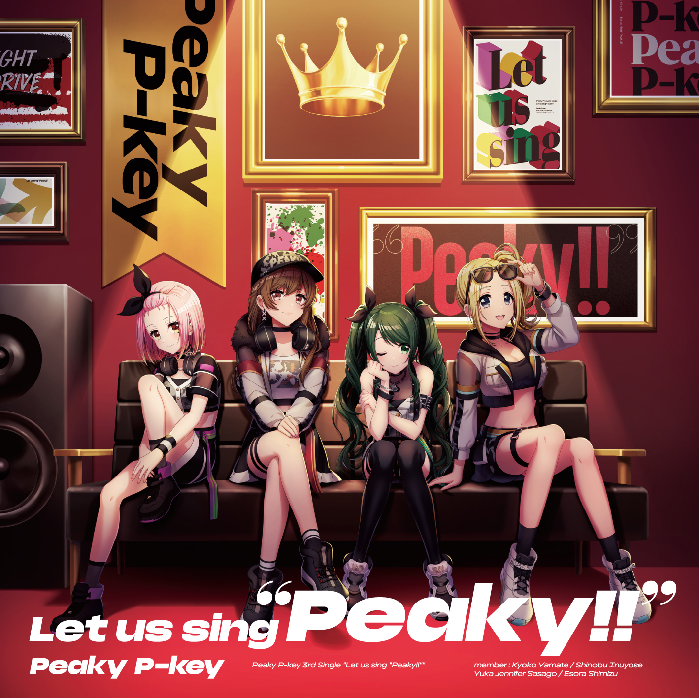 【スペシャルボイスメッセージ by 愛美(山手響子役)付】Peaky P-key「 Let us sing “Peaky!!”」配信スタート！