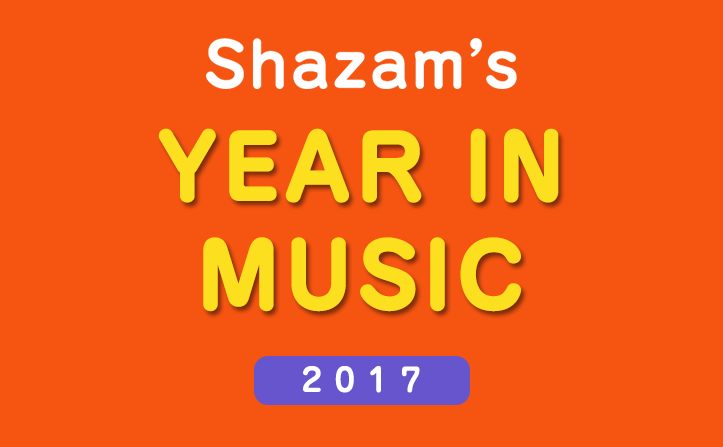 音楽検索アプリ「Shazam」2017年最も検索された15曲を発表！